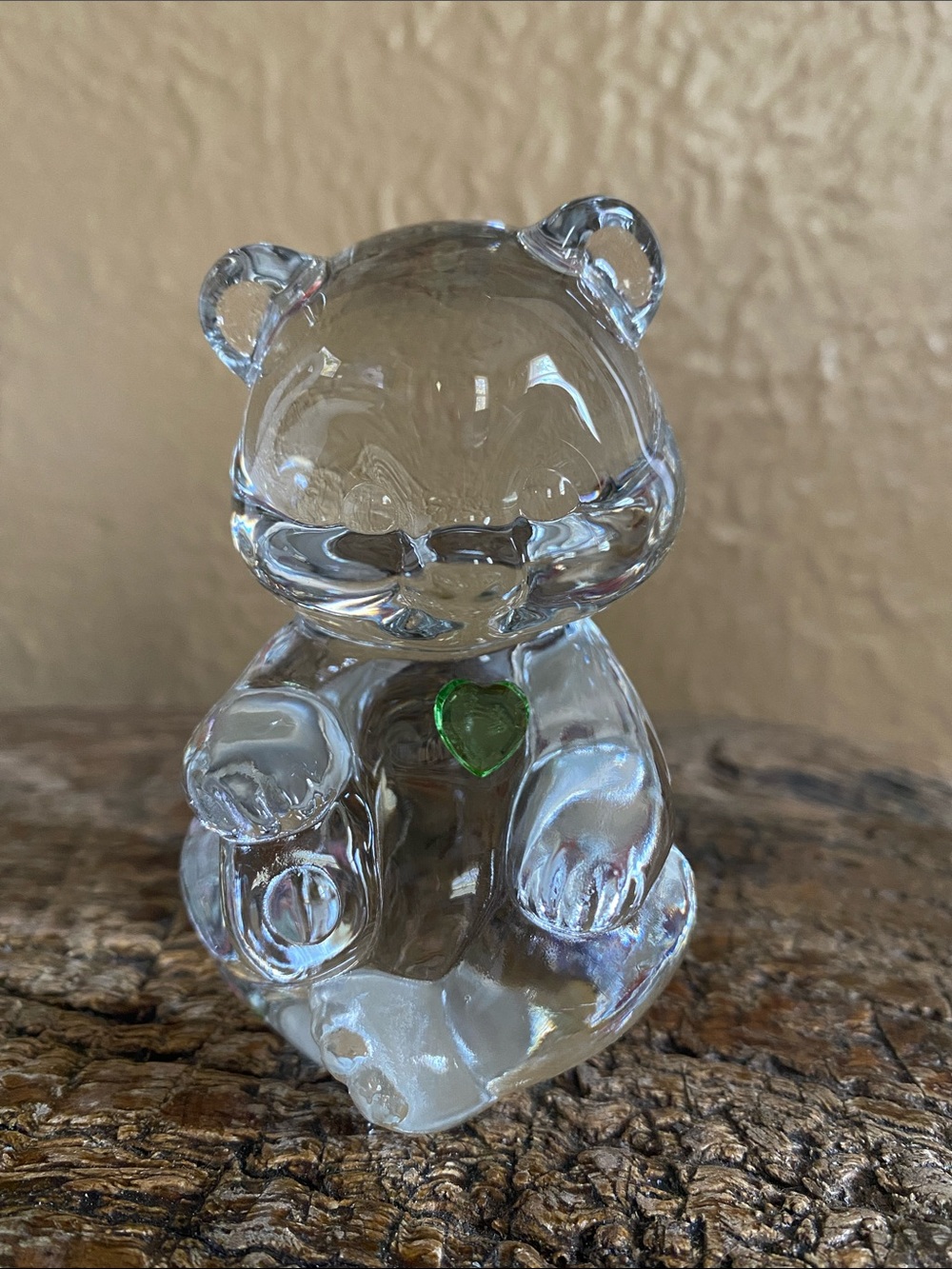 🧸Vintage🧸Fenton Glass May Birthstone Bear